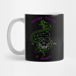 Never Trust A Snake Skull Mug